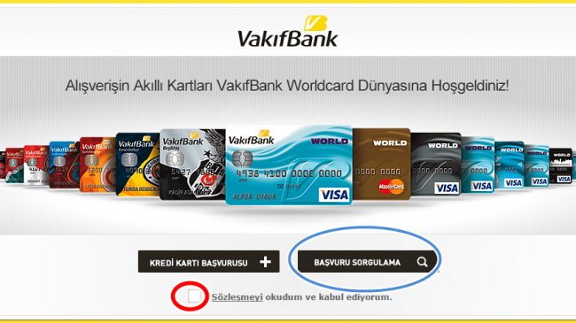 Vakıfbank Kredi Kartı Başvuru Sonucu