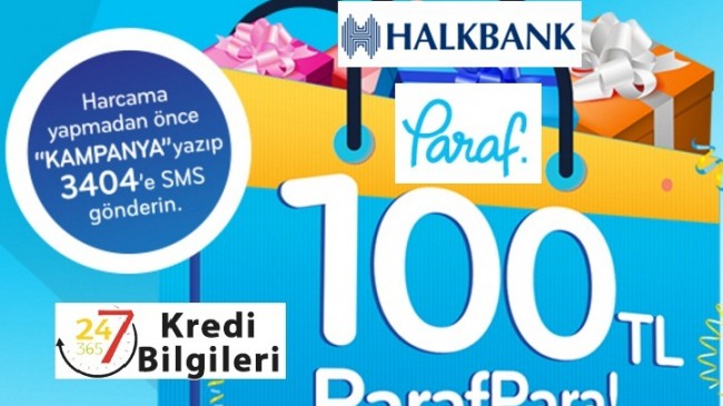 2017 Kurban Bayramına Özel Halkbank 100 TL ParafPara Hediyesi